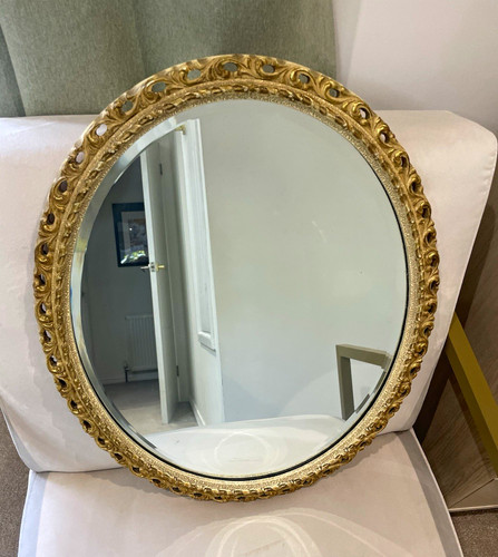 Vintage rococo oval ornate - vintage,