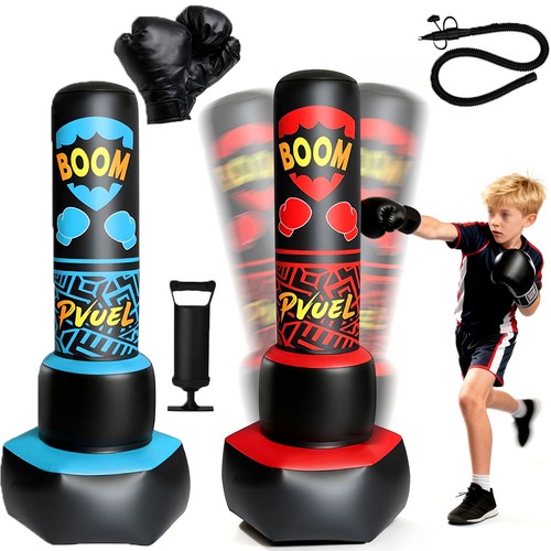 67in inflatable punching bag - punching,