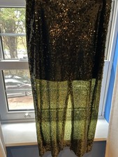 Zara Long Sequinned Green