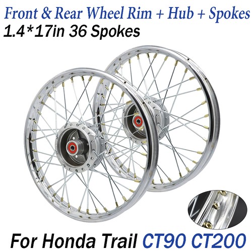Complete front rear wheel - complete, &