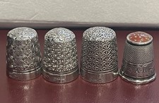4x Antique Thimbles inc