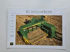 JOHN DEERE 339 349 359 459 RECTANGULAR BALER SALES BROCHURE