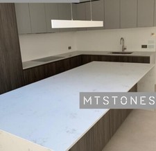 WHTE MARBLE KITCHEN WORKTOP