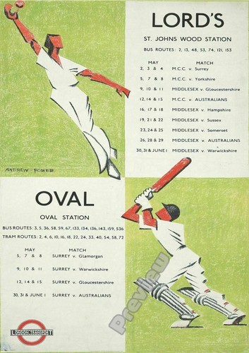 Lords oval 1934 - oval, cricket