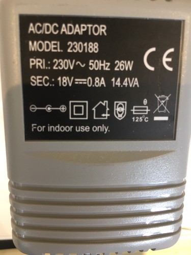 18volt linear power - ac-dc,