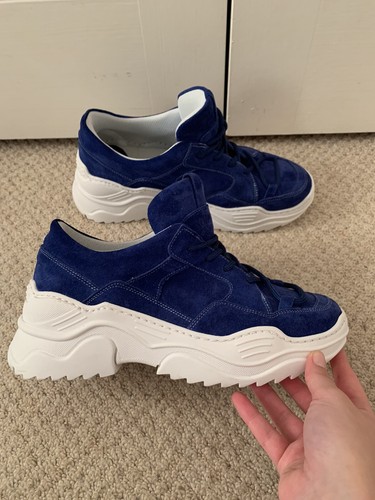 Soho grit blue white - &, chunky
