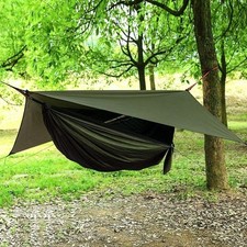 Outdoor Hammock With Tarp Rain