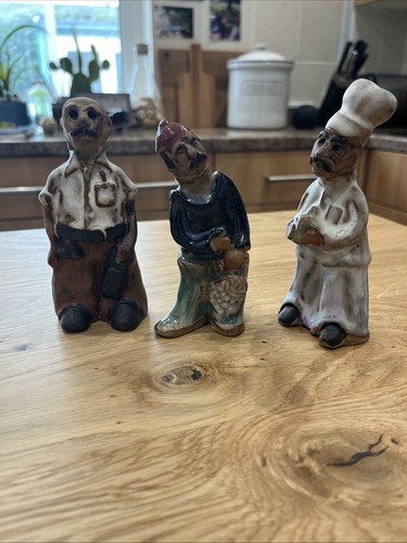 Vintage tremar pottery figures - tremar,