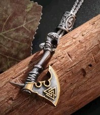 Viking Axe Necklace Stainless