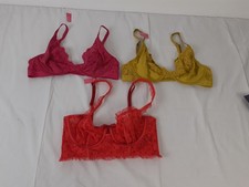 M&S 3pcs Underwired Non Padded