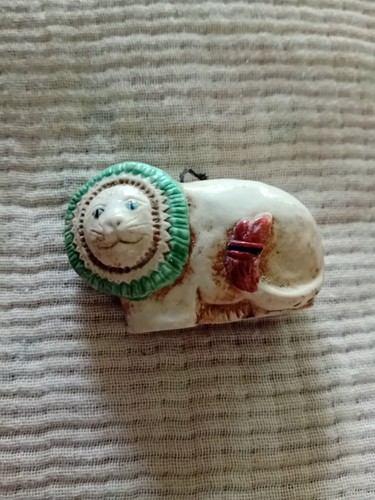 Rare salamander pottery lion - rare,