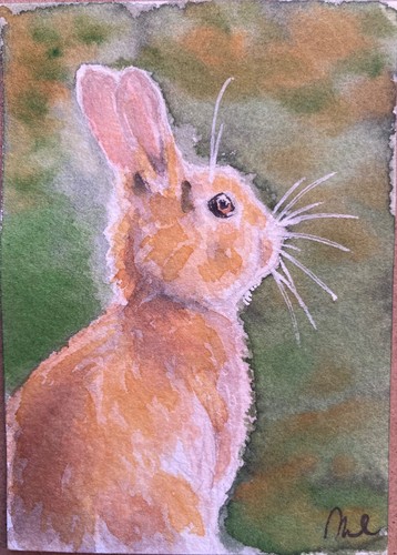 Aceo original watercolour - original,