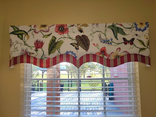 Custom made rod pocket valance - custom,