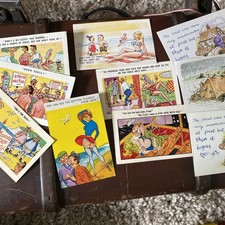 Selection of Comic Postcards x 10 50s 60s 70s 80s Constance DP & others