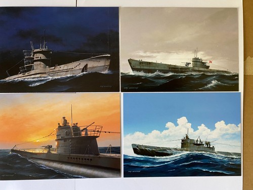 Four naval war submarine - war,