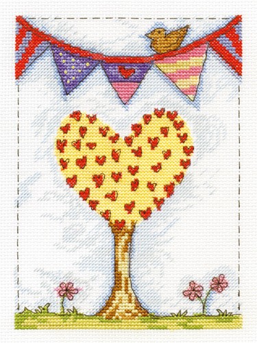 Dmc cross stitch kit - cross, modern