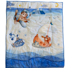 Sea Design Cot Cover / Play