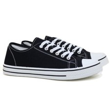 Mens Canvas Shoes Lace Up