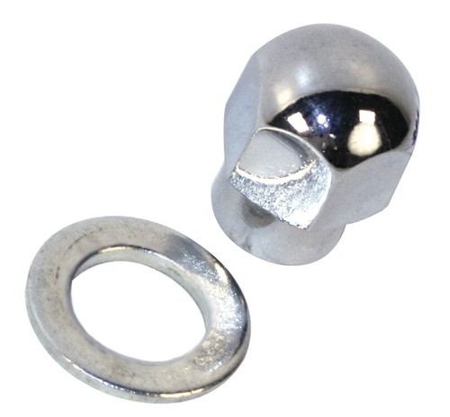 Empi chrome nut - nut, washer