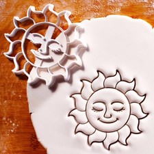 Celestial Sun Cookie Cutter - astronomy dreamy stargazing baby shower cosmic
