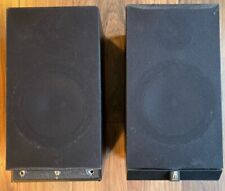 Vtg Acoustic Research Stereo Speakers Model AR132 Black - Tested Minor Defect