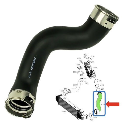 Intercooler hose for mercedes - intercooler,