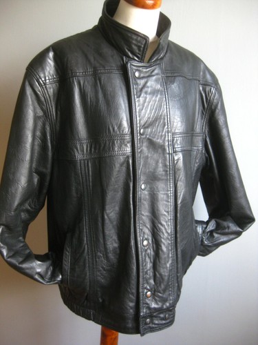 Vintage leather jacket - vintage, m&s