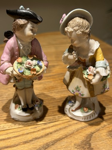 Sitzendorf porcelain courting - sitzendorf,