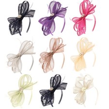 Jewel Sinamay and Feather