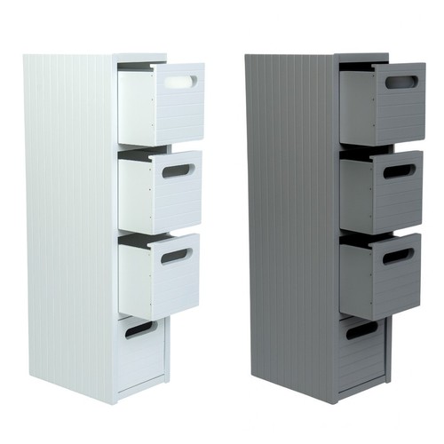 Slimline bathroom cabinet - cabinet, 4