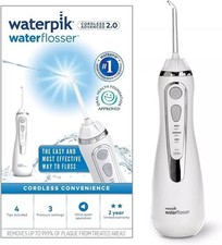 Waterpik Cordless Advanced Water Flosser, 3 Pressure Settings, Plaque Removal