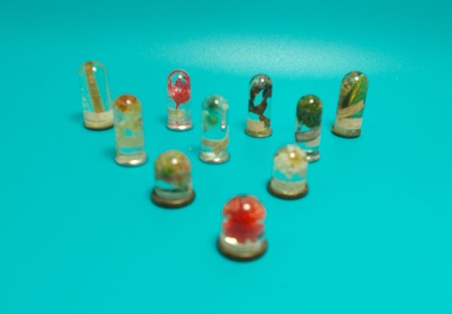 Dolls house miniature set - dolls,