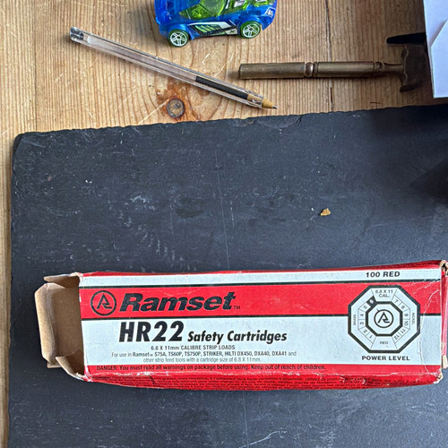 Ramset hr22 safety cartridges - ramset,