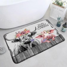 1PC Farmhouse Highland Cow