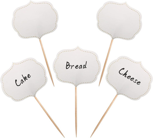 Pieces cupcake picks blank - picks,