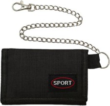 Mens Trifold Canvas Wallet