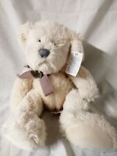 Russ Millennium Cream Coloured Mohair Collectible Teddy Bear.