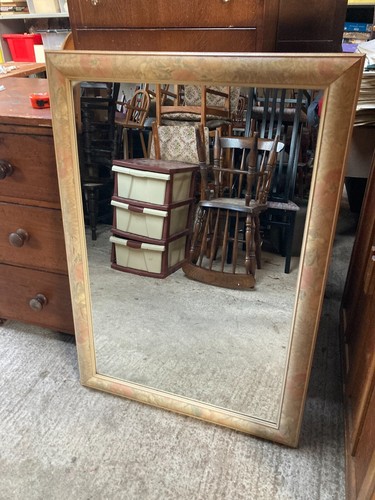 Pattern framed wall mirror - framed,
