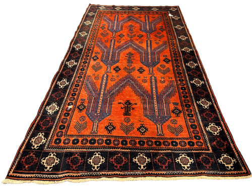 Orange vintage persian - vintage,