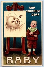 Baby Postcard Little Boy With