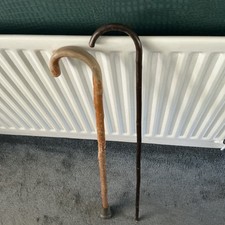 2 Vintage Walking Sticks