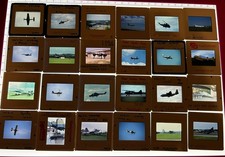 24 ORIGINAL MILITARY AIRCRAFT COLOUR SLIDES JETS,PROP AND HELICOPTERS RAF.