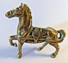 Solid Brass Horse figurine - 9cm x 8cm x 3cm approx
