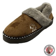 New PEANUTS Slippers Autumn/Winter Shoes Suede with Fur Warm Room Shoes Snoopy