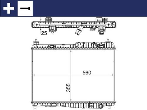 Mahle radiator mechanically - radiator,