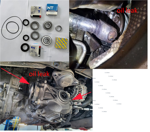 Front diff repair - diff,