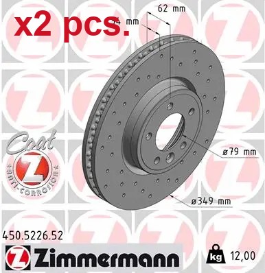 Pcs front brake - front, disc