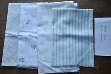 LJ2235 Pack of 4 Fabric Quarters for Craft Patchwork Applique - Pale