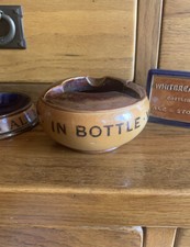 Rare Royal Doulton Whitbread’s Ale & Stout In Bottle Ashtray Stoneware