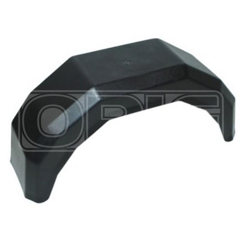 Black plastic trailer - plastic, mudguard
